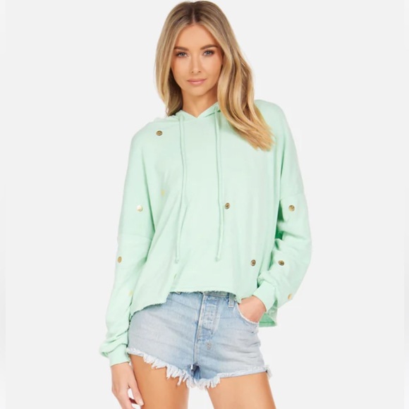 Michael Lauren Tops - NEW MICHAEL LAUREN HAPPY FACE LOWRY HOODIE